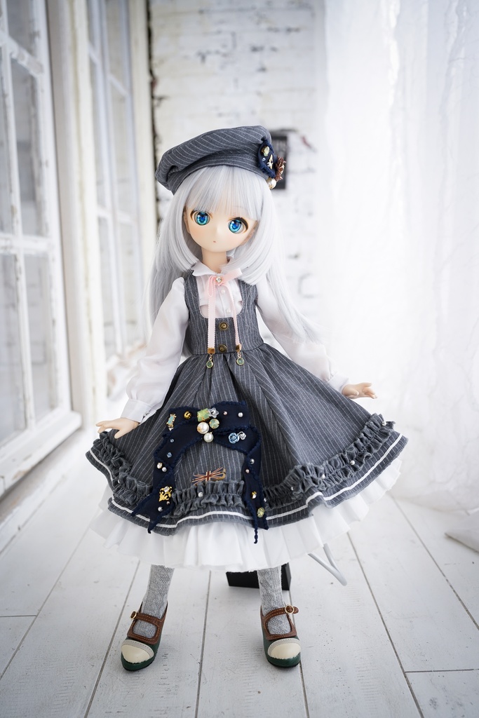 MDD/DDPサイズ クラシカルジャンパースカートセット(三色)