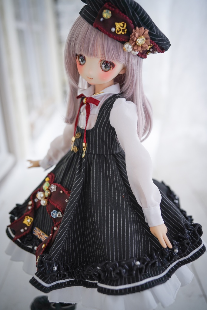 MDD/DDPサイズ クラシカルジャンパースカートセット(三色)