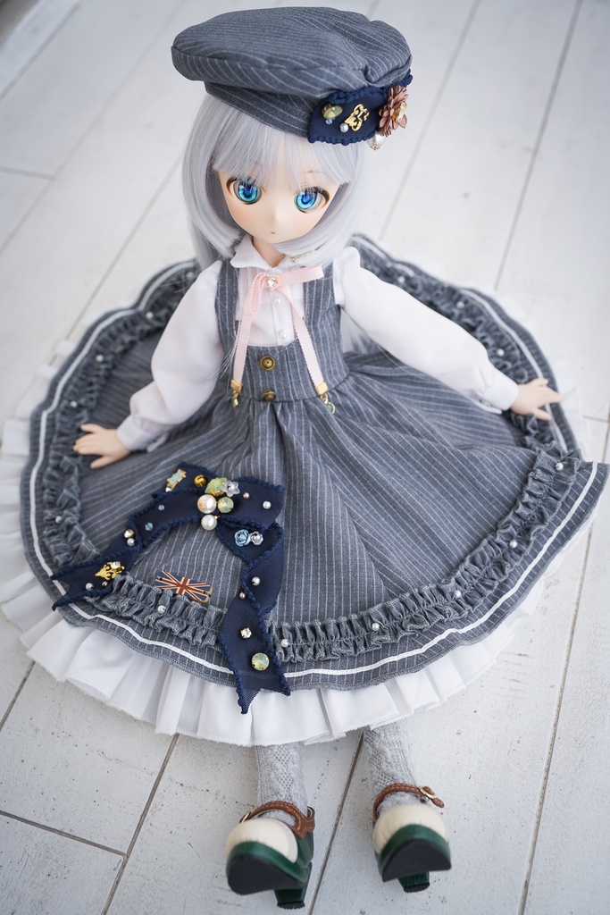 MDD/DDPサイズ クラシカルジャンパースカートセット(三色)