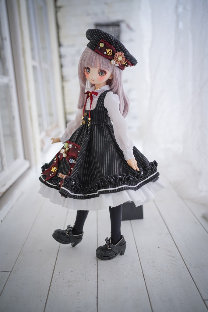 MDD/DDPサイズ クラシカルジャンパースカートセット(三色)