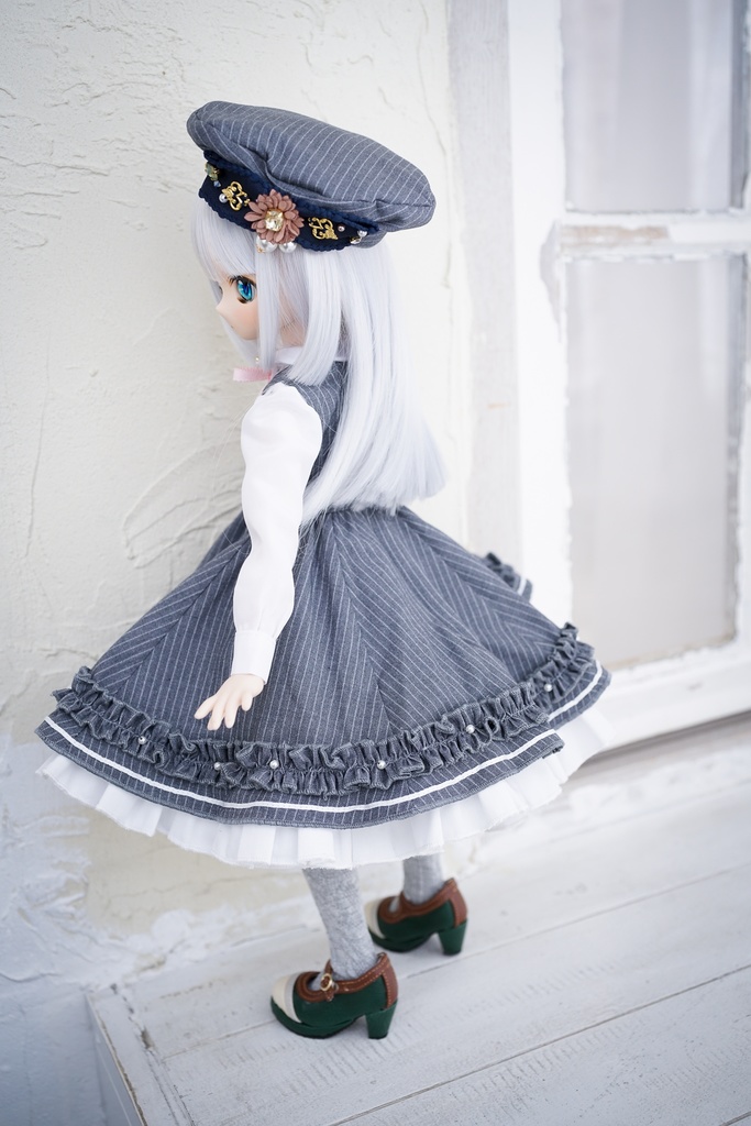 MDD/DDPサイズ クラシカルジャンパースカートセット(三色)