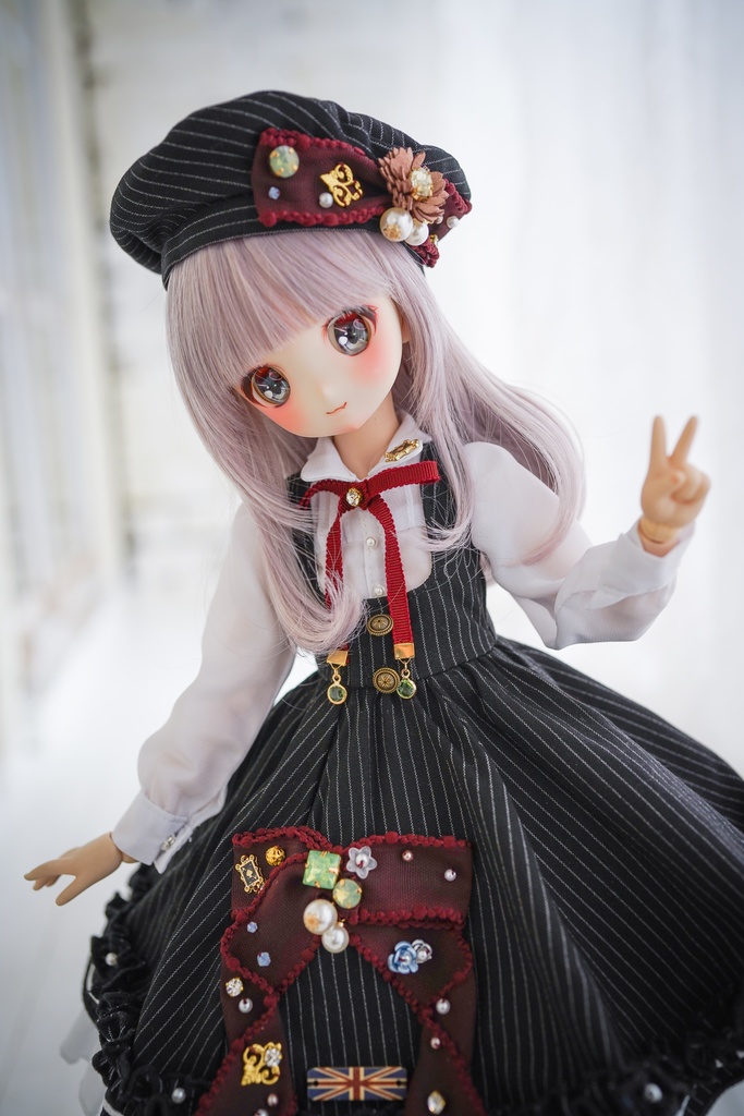 MDD/DDPサイズ クラシカルジャンパースカートセット(三色)