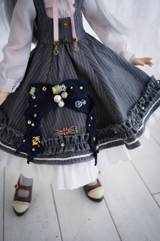 MDD/DDPサイズ クラシカルジャンパースカートセット(三色)