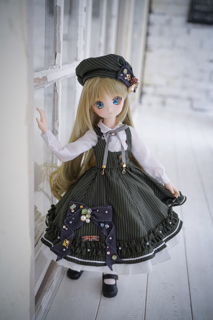 MDD/DDPサイズ クラシカルジャンパースカートセット(三色)
