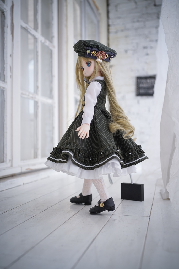 MDD/DDPサイズ クラシカルジャンパースカートセット(三色)