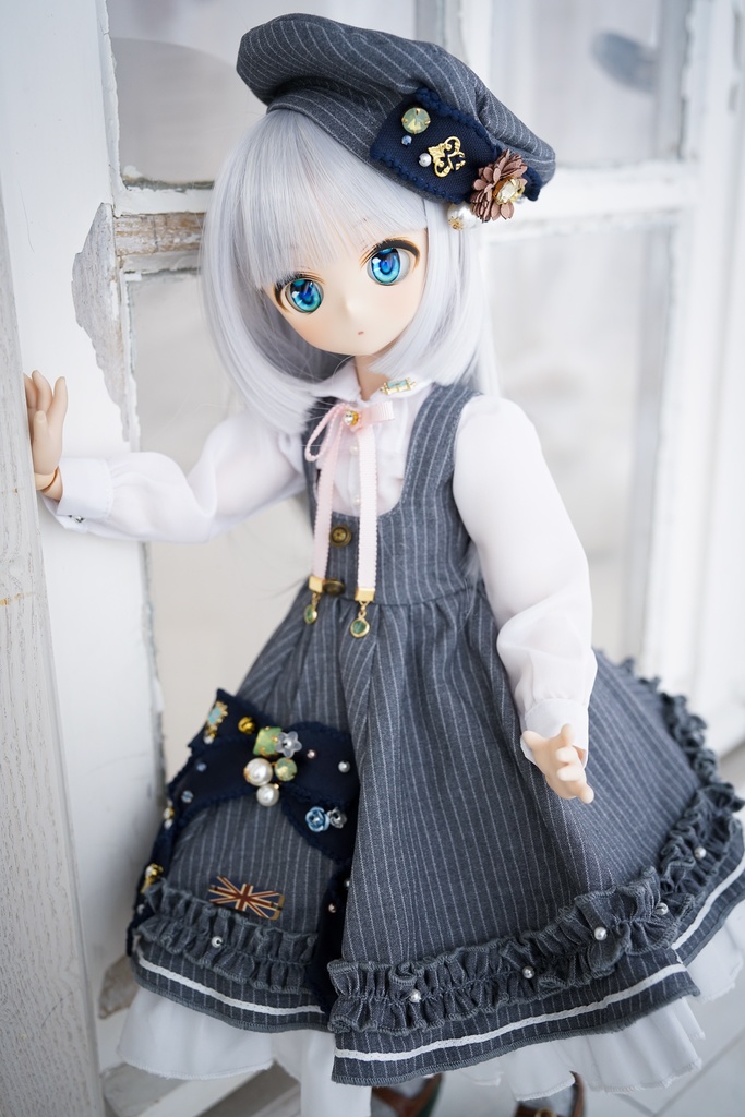 MDD/DDPサイズ クラシカルジャンパースカートセット(三色)