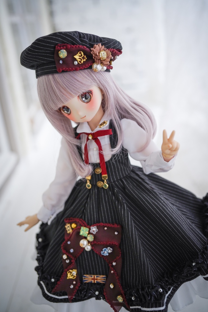 MDD/DDPサイズ クラシカルジャンパースカートセット(三色)