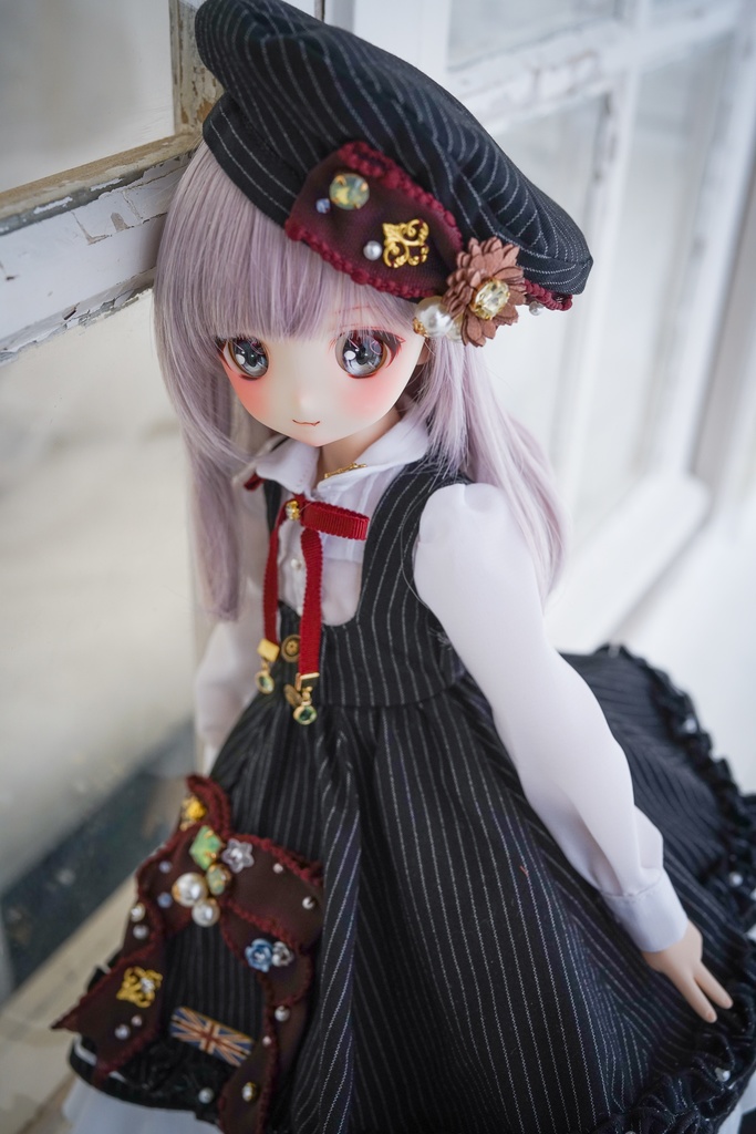 MDD/DDPサイズ クラシカルジャンパースカートセット(三色)