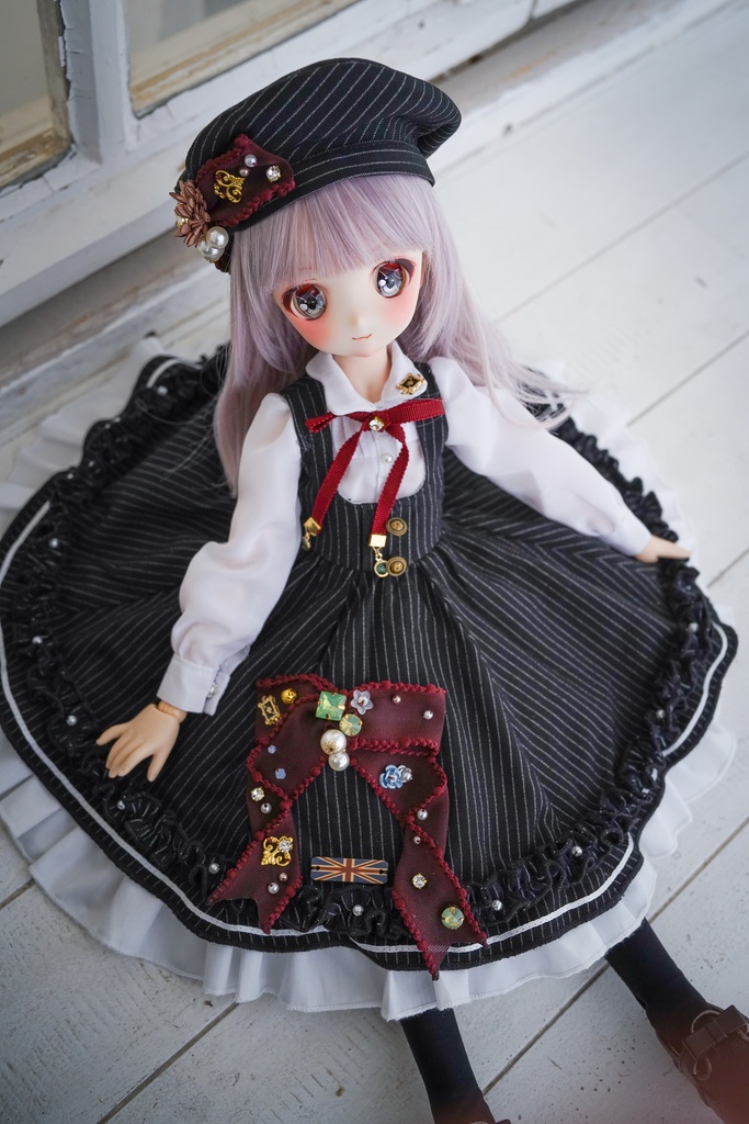 MDD/DDPサイズ クラシカルジャンパースカートセット(三色)