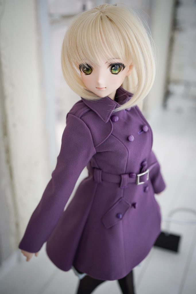 DD・DDSサイズ用トレンチコート ミディ丈(4色)