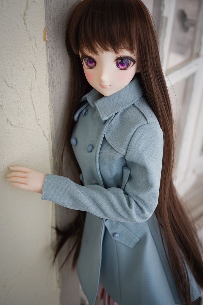 DD・DDSサイズ用トレンチコート ミディ丈(4色)