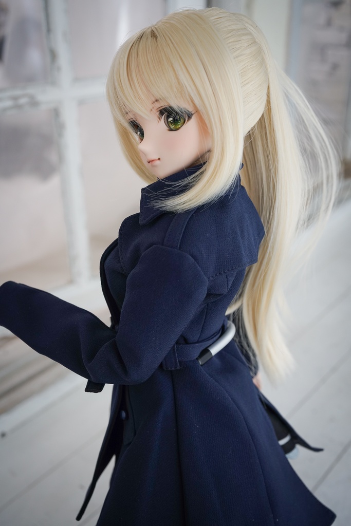 DD・DDSサイズ用トレンチコート ミディ丈(4色)