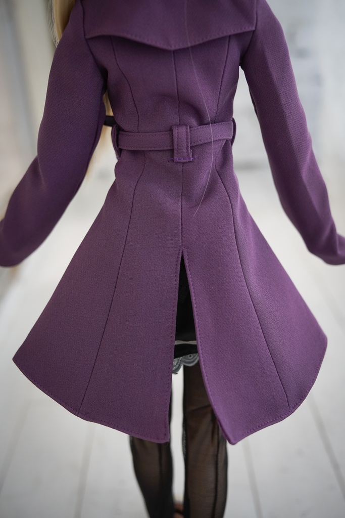 DD・DDSサイズ用トレンチコート ミディ丈(4色)