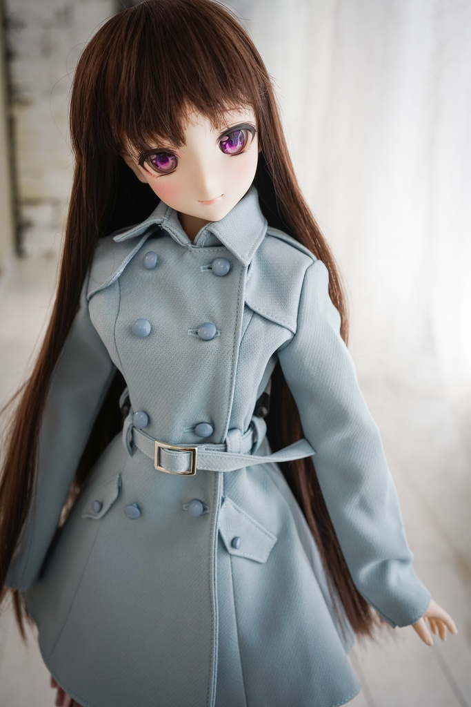 DD・DDSサイズ用トレンチコート ミディ丈(4色)