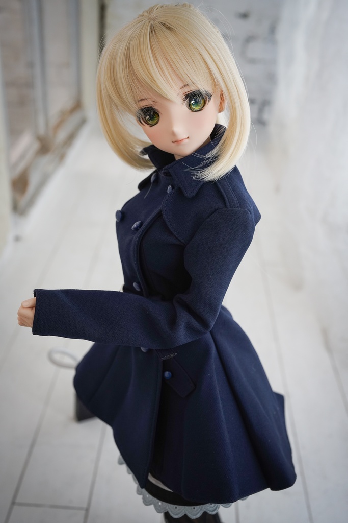 DD・DDSサイズ用トレンチコート ミディ丈(4色)