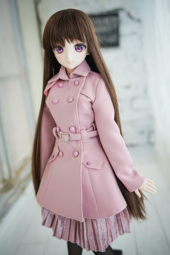 DD・DDSサイズ用トレンチコート ミディ丈(4色)