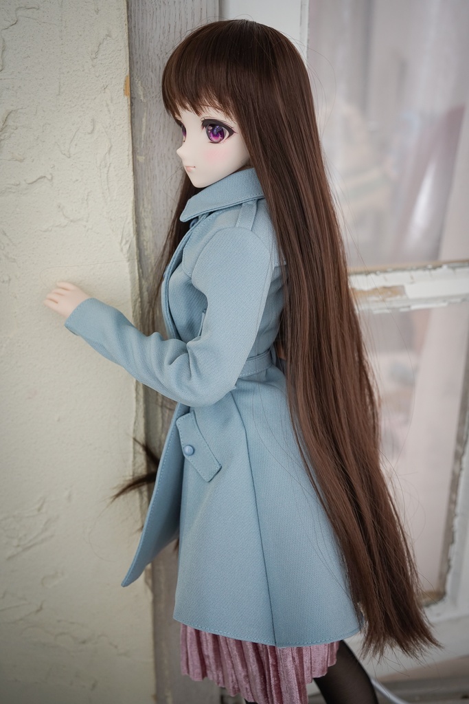 DD・DDSサイズ用トレンチコート ミディ丈(4色)