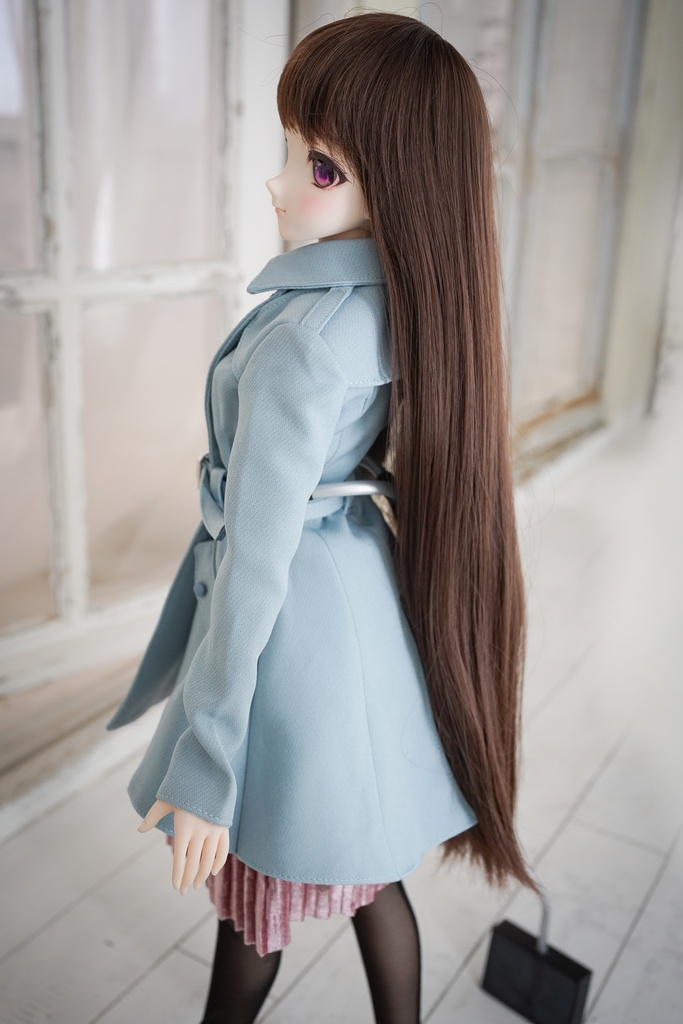 DD・DDSサイズ用トレンチコート ミディ丈(4色)