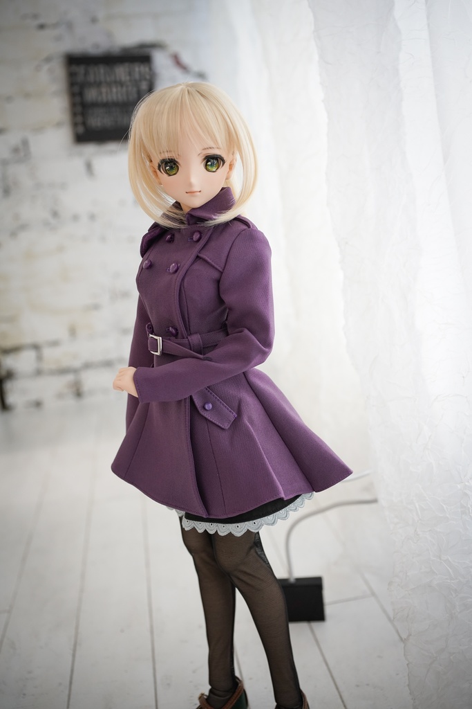 DD・DDSサイズ用トレンチコート ミディ丈(4色)