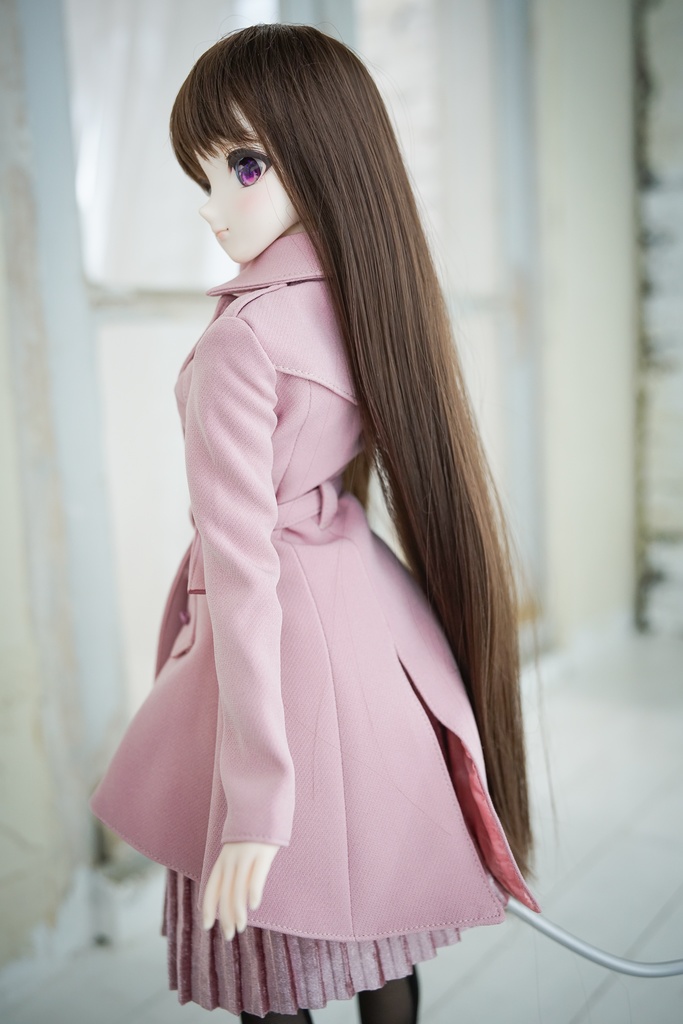 DD・DDSサイズ用トレンチコート ミディ丈(4色)