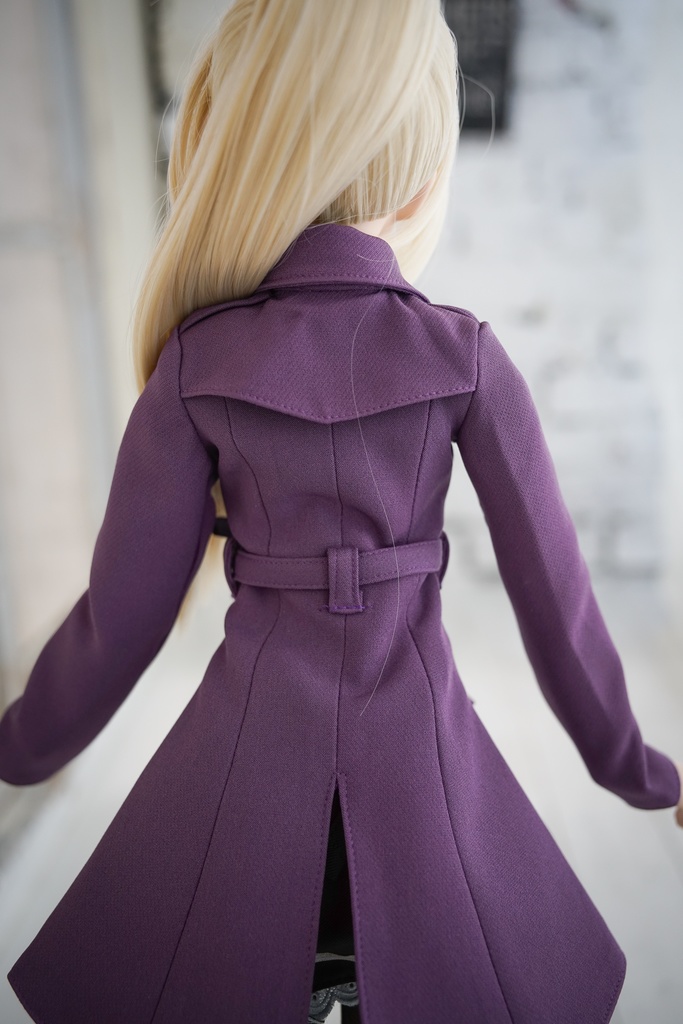 DD・DDSサイズ用トレンチコート ミディ丈(4色)