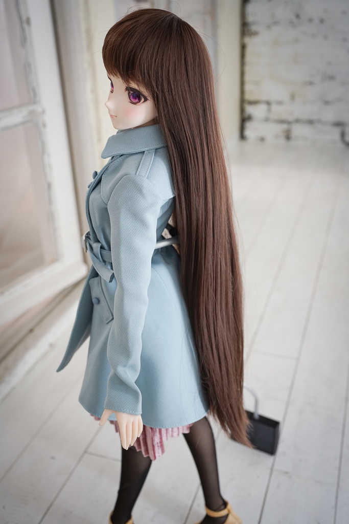 DD・DDSサイズ用トレンチコート ミディ丈(4色)