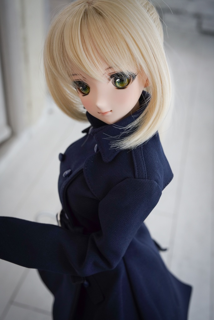 DD・DDSサイズ用トレンチコート ミディ丈(4色)