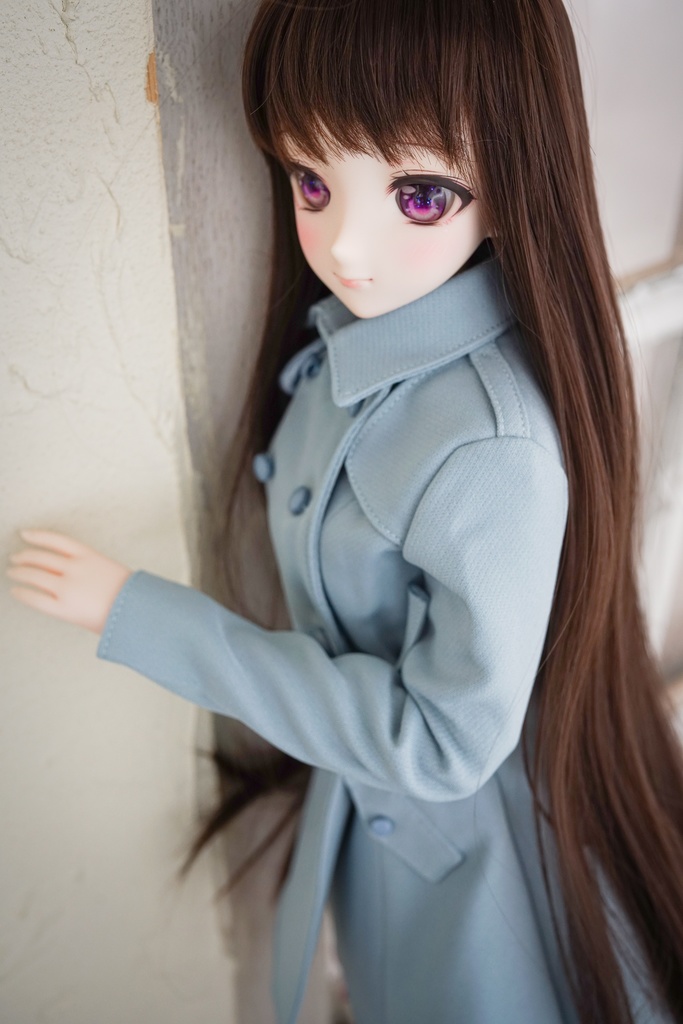 DD・DDSサイズ用トレンチコート ミディ丈(4色)