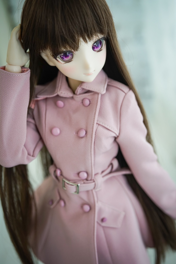 DD・DDSサイズ用トレンチコート ミディ丈(4色)