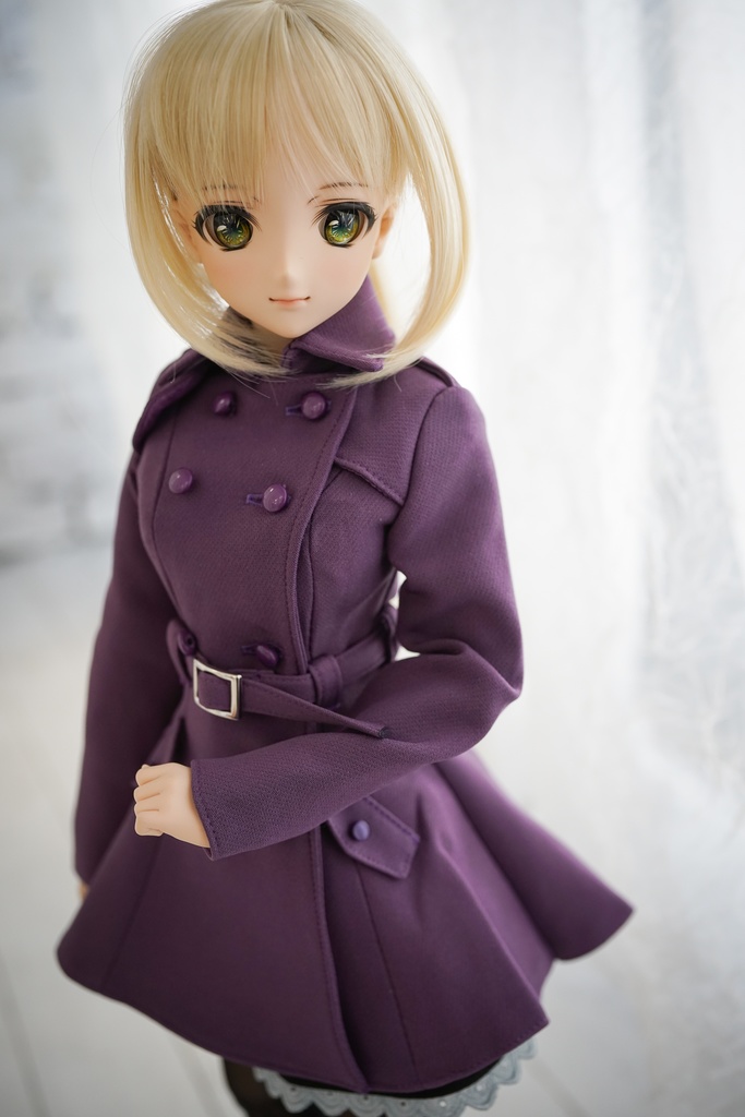 DD・DDSサイズ用トレンチコート ミディ丈(4色)