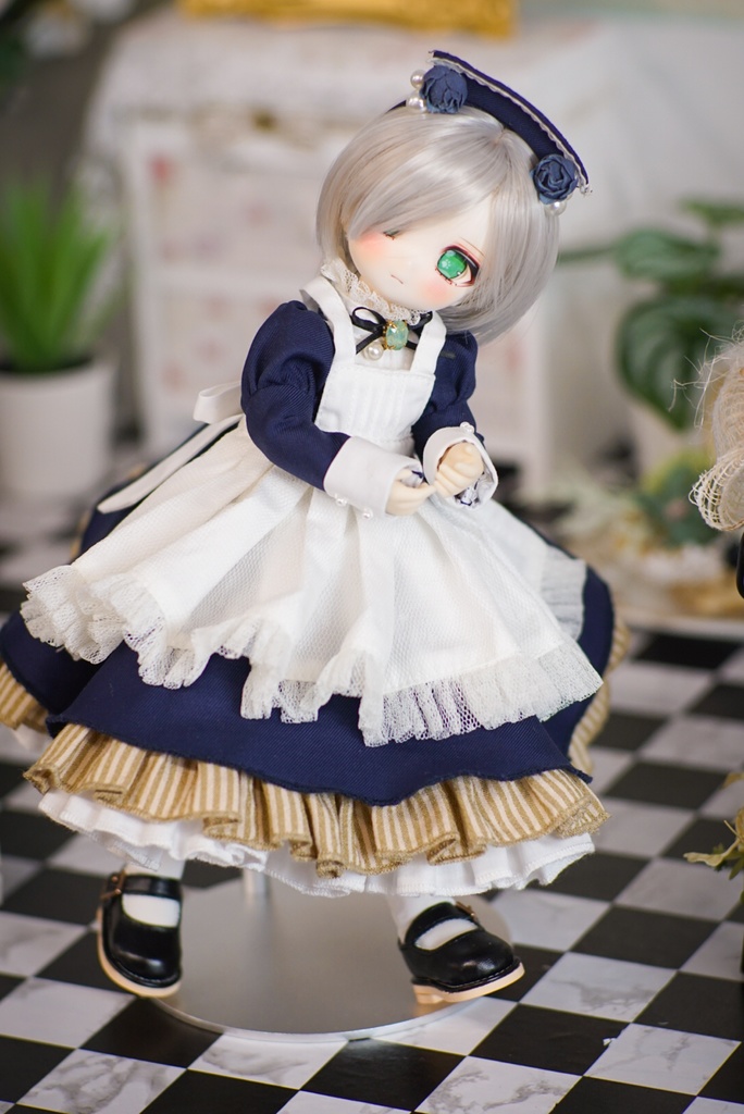 クラシカルメイド(紺/黒)1/6サイズ
