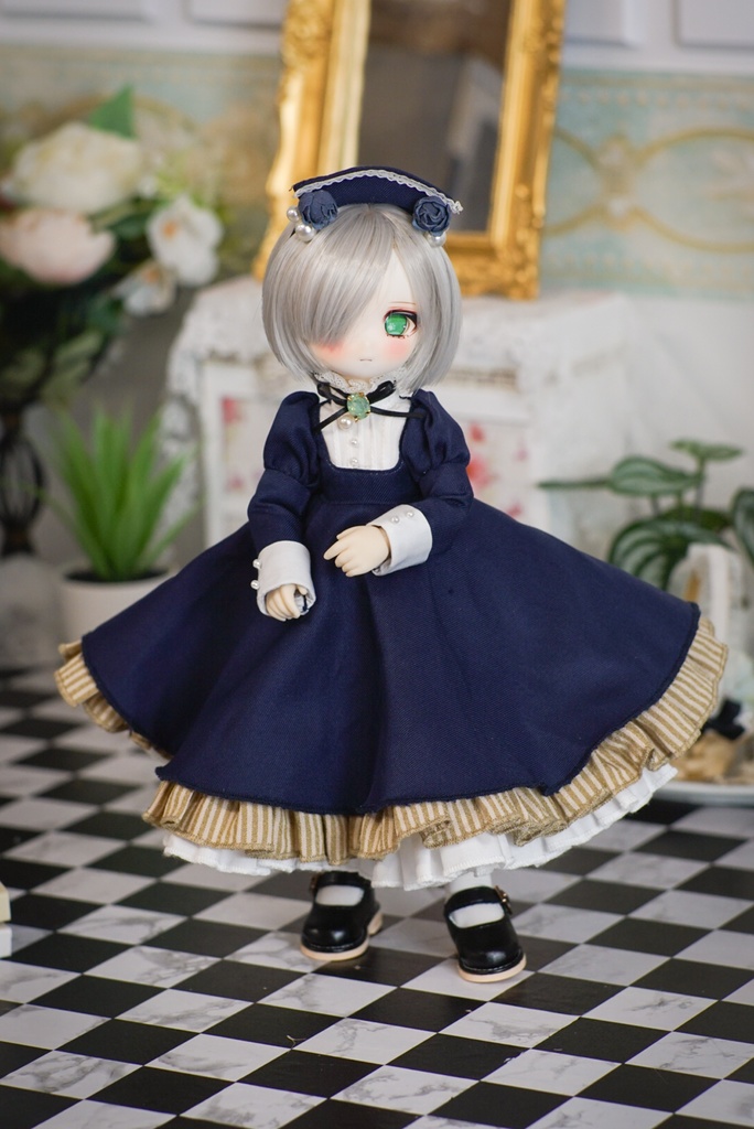 クラシカルメイド(紺/黒)1/6サイズ