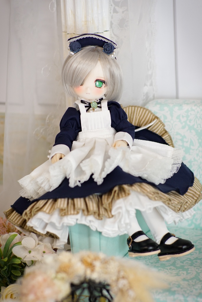 クラシカルメイド(紺/黒)1/6サイズ