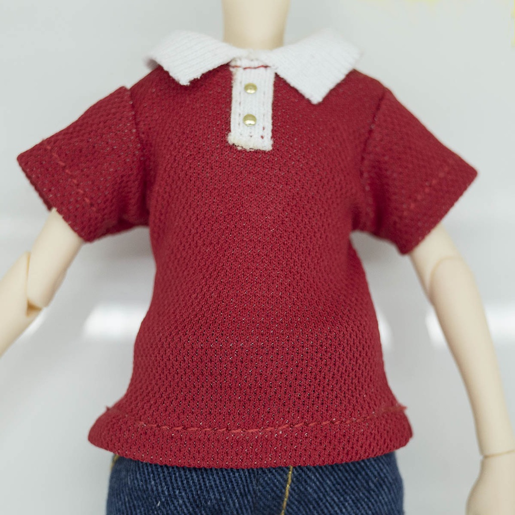 ピュアニーモ男の子対応ポロシャツ（赤）