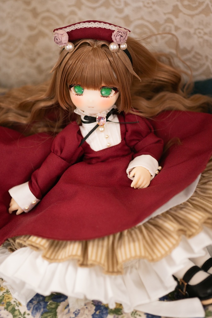 クラシカルメイド(ワインレッド)1/6サイズ
