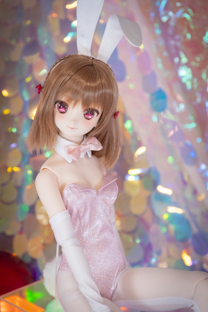 DD・DDSサイズバニーガールセット(メタリックピンク)