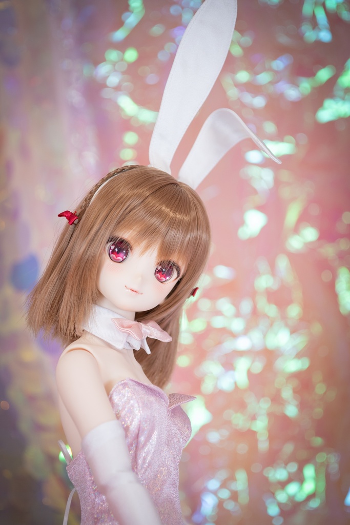 DD・DDSサイズバニーガールセット(メタリックピンク)