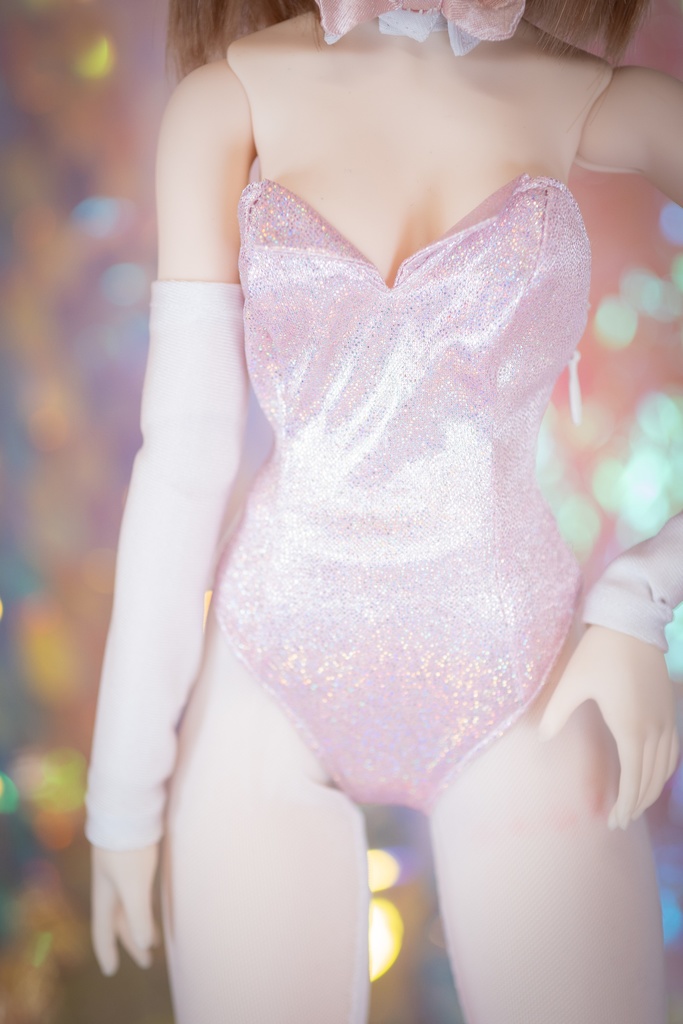 DD・DDSサイズバニーガールセット(メタリックピンク)