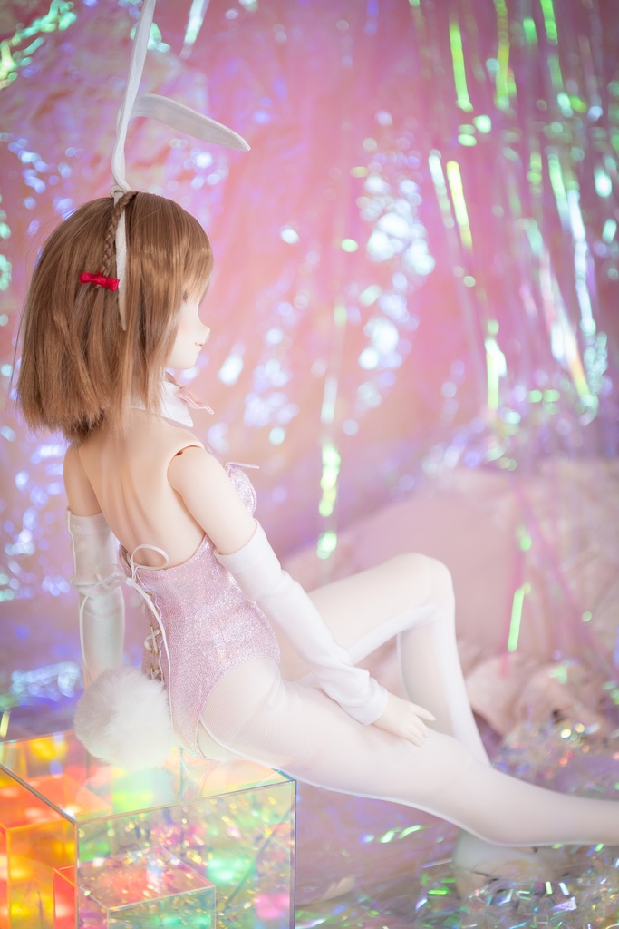 DD・DDSサイズバニーガールセット(メタリックピンク)