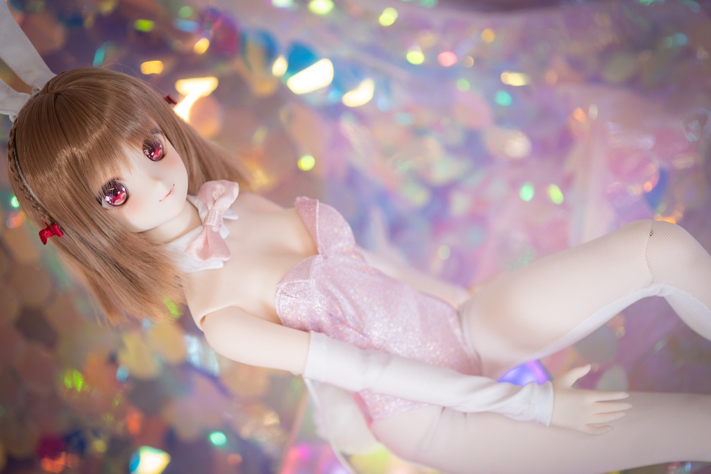 DD・DDSサイズバニーガールセット(メタリックピンク)