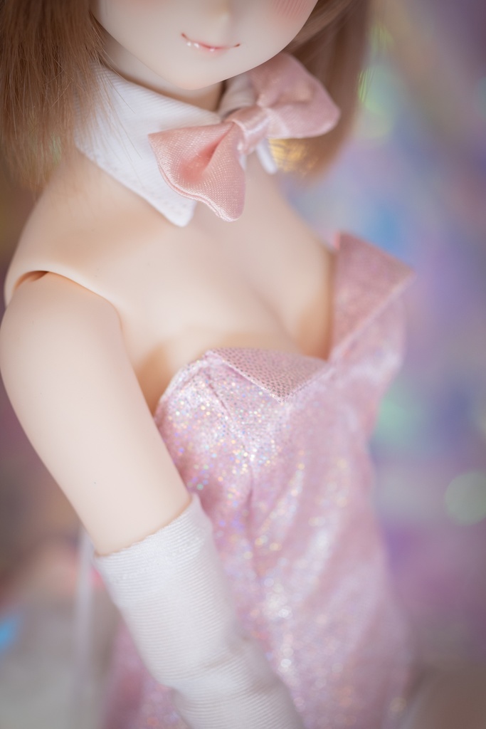 DD・DDSサイズバニーガールセット(メタリックピンク)