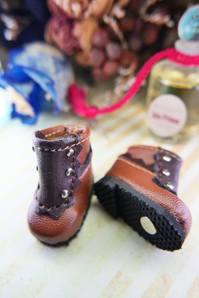 【10cm-12cm】ぬい靴/オビツ11 クラシカルロングブーツ