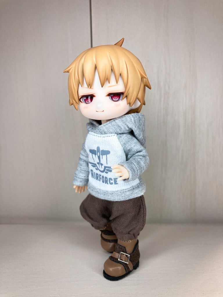 【10cm-12cm】ぬい靴/オビツ11 磁石付きバックルブーツ