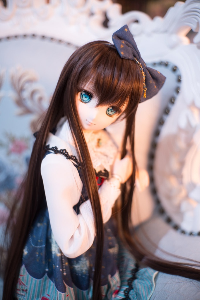 オリジナルプリント柄ジャンパースカートセット【真夜中のメリーゴーランド】