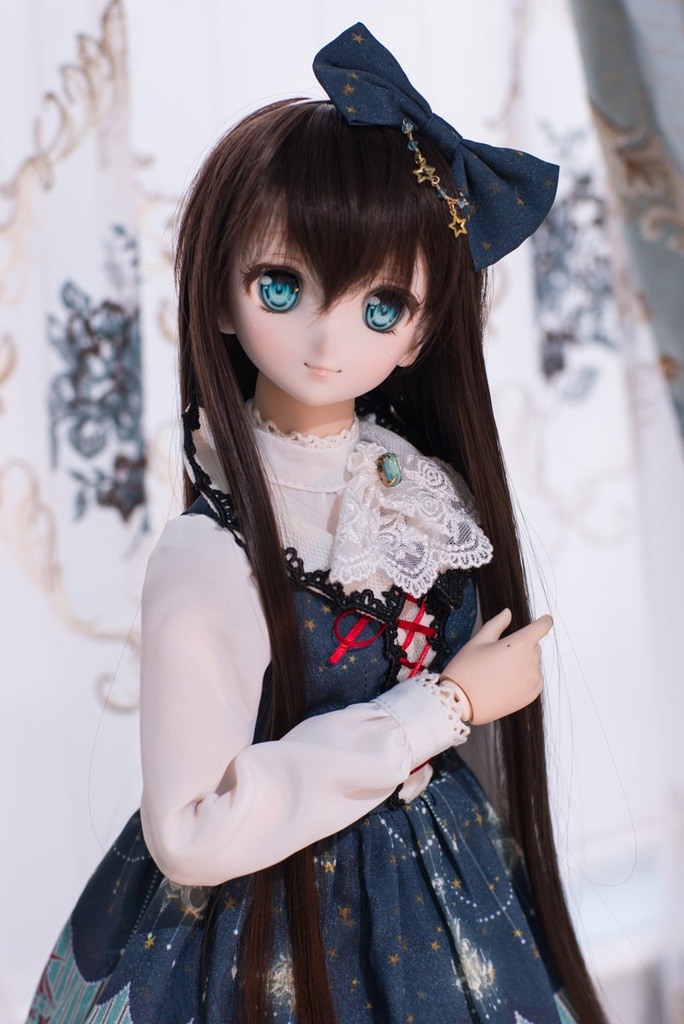 オリジナルプリント柄ジャンパースカートセット【真夜中のメリーゴーランド】