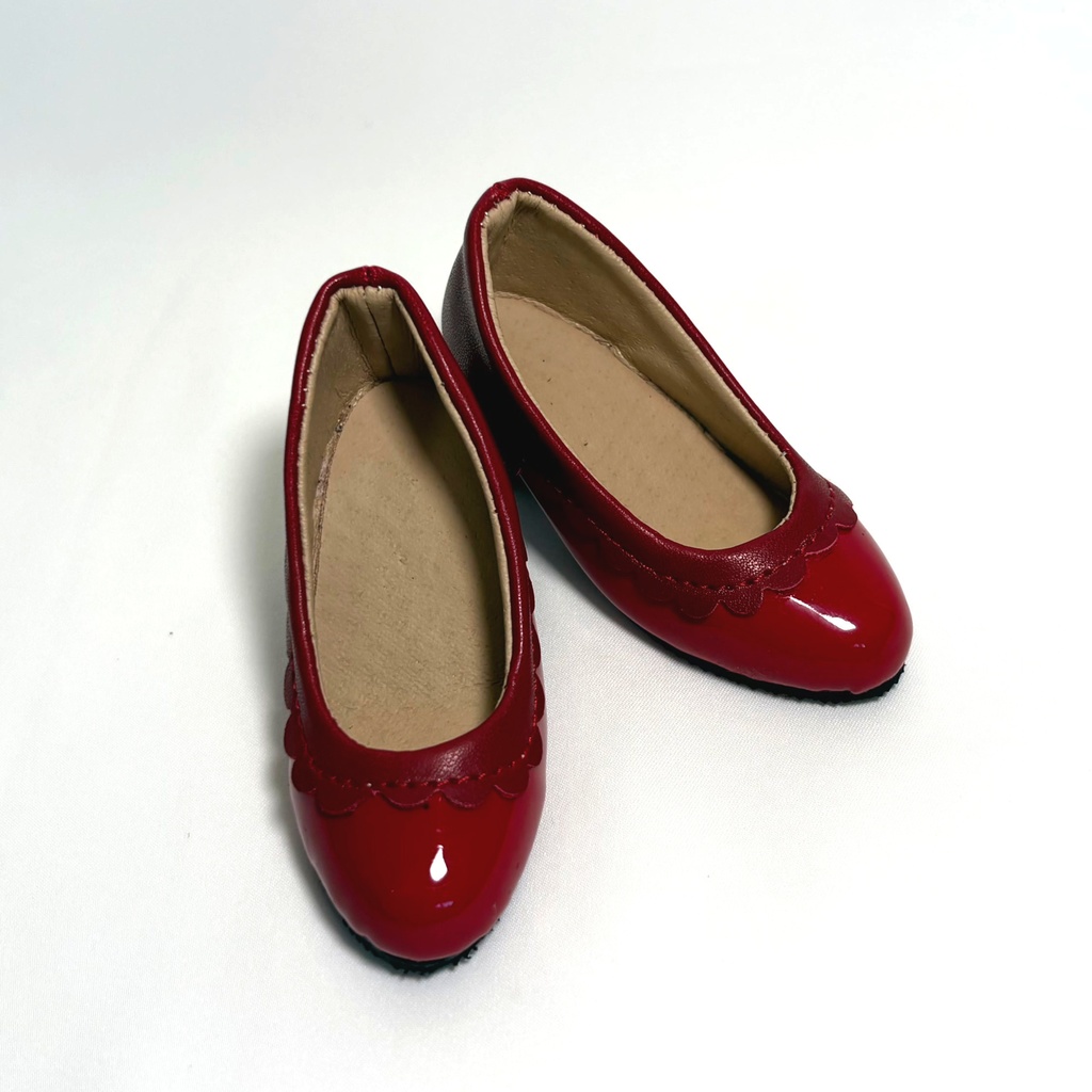 DD・DDSサイズ スカラップ柄パンプス(4色)