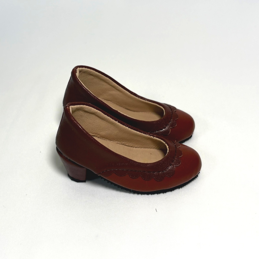 DD・DDSサイズ スカラップ柄パンプス(4色)