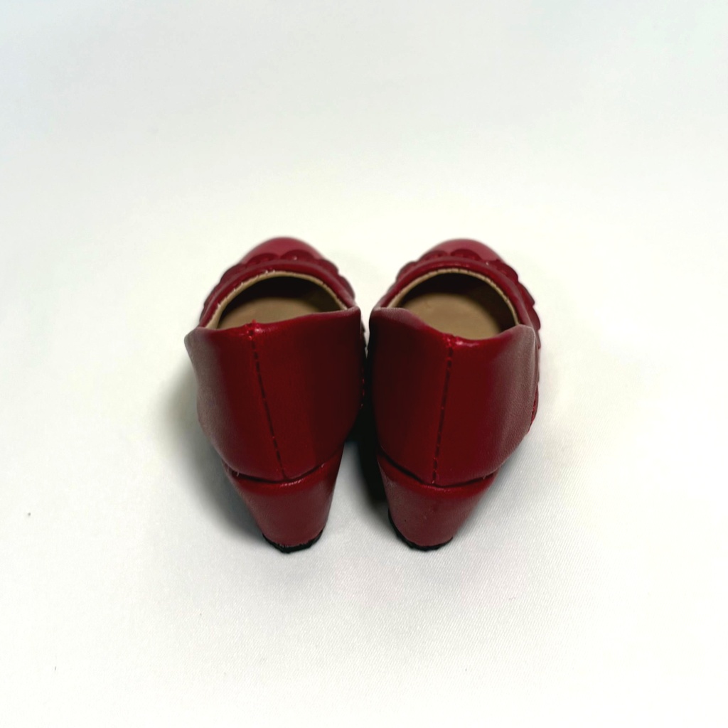 DD・DDSサイズ スカラップ柄パンプス(4色)