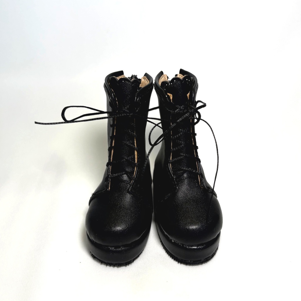 DD・DDSサイズ 汎用編み上げブーツ(黒)