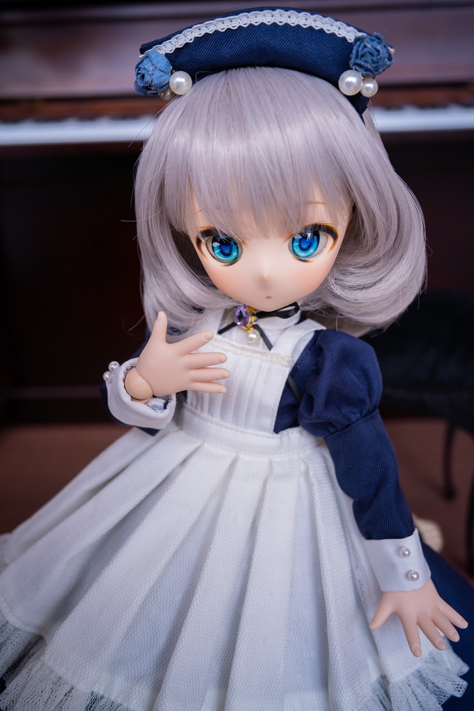 ちみっこDD クラシカルメイドセット 【紺】